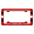 Carolina Novelty Metal Molded License Plate Frame LPF-626