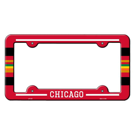 Chicago Novelty Metal Molded License Plate Frame LPF-627
