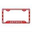 Detroit Novelty Metal License Plate Frame LPF-631 12.25" x 6.5" Standard Frame (LPF)