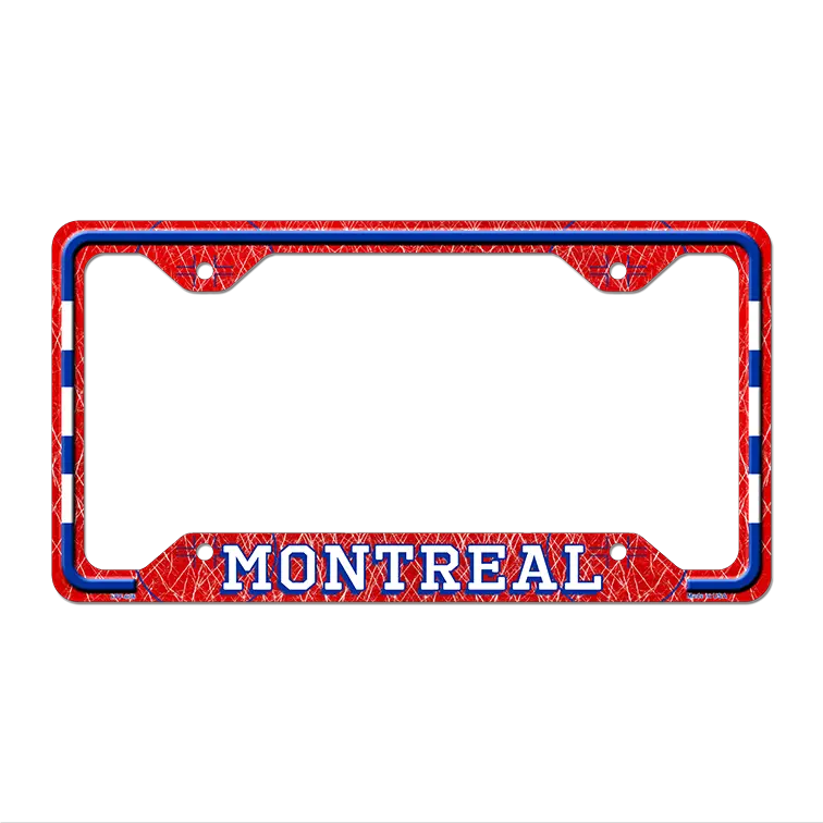 Montreal Novelty Metal License Plate Frame LPF-636 12.25" x 6.5" Standard Frame (LPF)