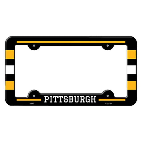 Pittsburgh Novelty Metal Molded License Plate Frame LPF-643