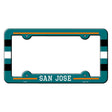 San Jose Novelty Metal Molded License Plate Frame LPF-644