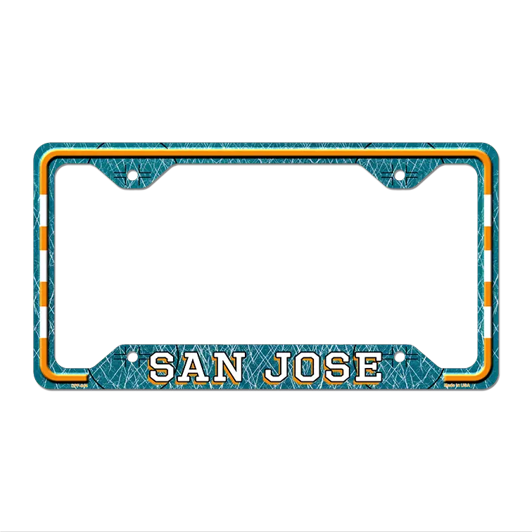 San Jose Novelty Metal License Plate Frame LPF-644 12.25" x 6.5" Standard Frame (LPF)