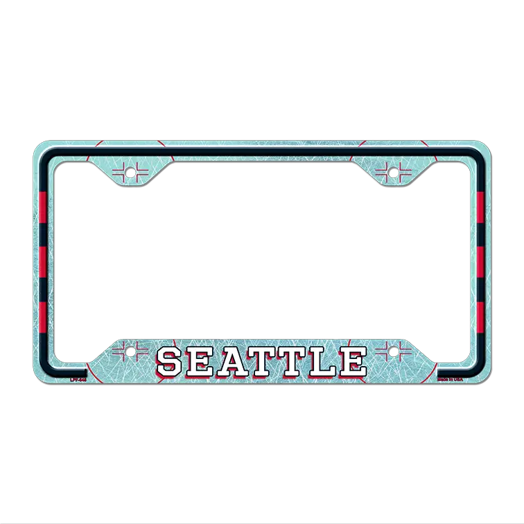 Seattle Novelty Metal License Plate Frame LPF-645 12.25" x 6.5" Standard Frame (LPF)
