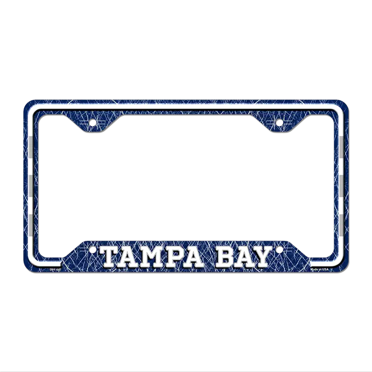 Tampa Bay Novelty Metal License Plate Frame LPF-647 12.25" x 6.5" Standard Frame (LPF)