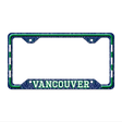 Vancouver Novelty Metal License Plate Frame LPF-650 12.25" x 6.5" Standard Frame (LPF)