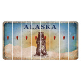 Alaska Kodiak Bear Cut License Plate Strips (Set of 8) Apostrophe