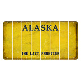 Alaska The Last Frontier Cut License Plate Strips (Set of 8) Blank