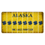 Alaska The Last Frontier Cut License Plate Strips (Set of 8) Shamrock