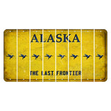 Alaska The Last Frontier Cut License Plate Strips (Set of 8) Hummingbird