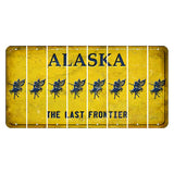 Alaska The Last Frontier Cut License Plate Strips (Set of 8) Fairy