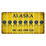 Alaska The Last Frontier Cut License Plate Strips (Set of 8) Grill