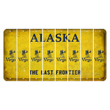 Alaska The Last Frontier Cut License Plate Strips (Set of 8) Zodiac Sign - Virgo