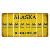 Alaska The Last Frontier Cut License Plate Strips (Set of 8) Zodiac Sign - Cancer