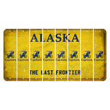 Alaska The Last Frontier Cut License Plate Strips (Set of 8) Zodiac Sign - Capricorn