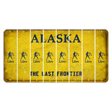 Alaska The Last Frontier Cut License Plate Strips (Set of 8) Zodiac Sign - Libra