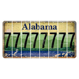 Alabama Lake and Forest Cut License Plate Strips (Set of 8) 7