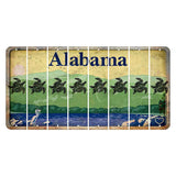 Alabama Lake and Forest Cut License Plate Strips (Set of 8) Sea Turtle