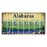 Alabama Lake and Forest Cut License Plate Strips (Set of 8) Swordfish