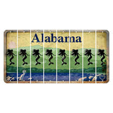Alabama Lake and Forest Cut License Plate Strips (Set of 8) Mermaid