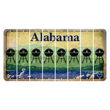 Alabama Lake and Forest Cut License Plate Strips (Set of 8) Grill