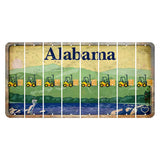 Alabama Lake and Forest Cut License Plate Strips (Set of 8) Forklift