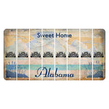 Sweet Home Alabama Cut License Plate Strips (Set of 8) Hot Rod