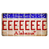 Stars Fell on Alabama Cut License Plate Strips (Set of 8) E
