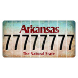 Arkansas Diamond Cut License Plate Strips (Set of 8) 7
