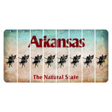 Arkansas Diamond Cut License Plate Strips (Set of 8) Fairy