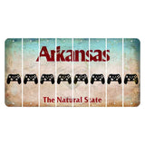 Arkansas Diamond Cut License Plate Strips (Set of 8) X Controller