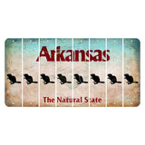 Arkansas Diamond Cut License Plate Strips (Set of 8) Beaver