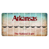 Arkansas Diamond Cut License Plate Strips (Set of 8) Alligator