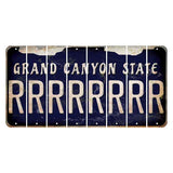 Arizona Navy Cut License Plate Strips (Set of 8) R