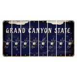 Arizona Navy Cut License Plate Strips (Set of 8) Bowling