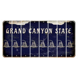 Arizona Navy Cut License Plate Strips (Set of 8) Gadsden