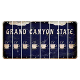 Arizona Navy Cut License Plate Strips (Set of 8) Coffee Mug