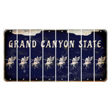 Arizona Navy Cut License Plate Strips (Set of 8) Fairy