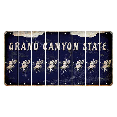 Arizona Navy Cut License Plate Strips (Set of 8) Fairy