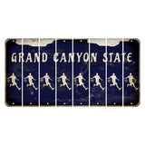 Arizona Navy Cut License Plate Strips (Set of 8) Soccer Player