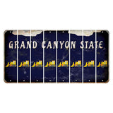 Arizona Navy Cut License Plate Strips (Set of 8) Dozer