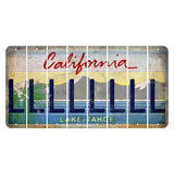 California Lake Tahoe Cut License Plate Strips (Set of 8) L