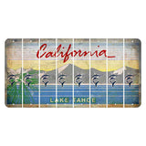California Lake Tahoe Cut License Plate Strips (Set of 8) Swordfish