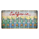 California Lake Tahoe Cut License Plate Strips (Set of 8) Statue of Liberty