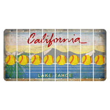 California Lake Tahoe Cut License Plate Strips (Set of 8) Softball