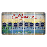 California Lake Tahoe Cut License Plate Strips (Set of 8) Grill