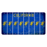 California Blue Cut License Plate Strips (Set of 8) Fairy
