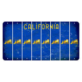 California Blue Cut License Plate Strips (Set of 8) Dozer