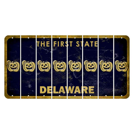 Delaware The First State Cut License Plate Strips (Set of 8) PS Controller