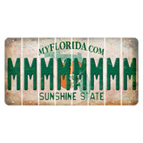 Florida Orange Blossom Cut License Plate Strips (Set of 8) M